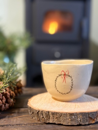 Kubek bez ucha 250ml wieniec