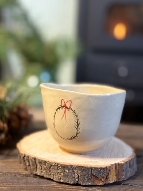 Kubek bez ucha 250ml wieniec